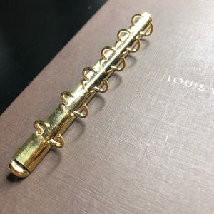 Louis Vuitton PM Agenda Gold Rings